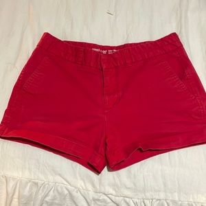 Gap Red Jean Shorts